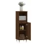 Badezimmerschrank aus braunem Eichensperrholz, 30 x 30 x 100 cm von vidaXL, Badezimmerwaschtische - Ref: Foro24-831555, Preis...