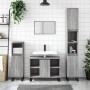 Mueble de baño madera de ingeniería gris Sonoma 80x33x60 cm de vidaXL, Tocadores de baño - Ref: Foro24-831642, Precio: 63,33 €