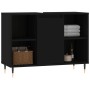 Schwarzer Badezimmerschrank aus Holzwerkstoff, 80 x 33 x 60 cm von vidaXL, Badezimmerwaschtische - Ref: Foro24-831621, Preis:...