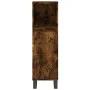 Smoked oak plywood bathroom cabinet 30x30x100 cm by vidaXL, bathroom vanities - Ref: Foro24-831569, Price: 49,86 €, Discount: %
