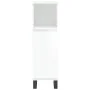Armario de baño madera contrachapada blanco brillo 30x30x100 cm de vidaXL, Tocadores de baño - Ref: Foro24-831566, Precio: 61...