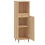 Armario de baño madera contrachapada roble Sonoma 30x30x100 cm de vidaXL, Tocadores de baño - Ref: Foro24-831551, Precio: 60,...
