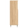 Armario de baño madera contrachapada roble Sonoma 30x30x100 cm de vidaXL, Tocadores de baño - Ref: Foro24-831551, Precio: 60,...