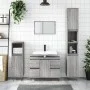 Mueble de baño madera de ingeniería gris Sonoma 80x33x60 cm de vidaXL, Tocadores de baño - Ref: Foro24-831658, Precio: 73,63 ...
