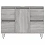 Mueble de baño madera de ingeniería gris Sonoma 80x33x60 cm de vidaXL, Tocadores de baño - Ref: Foro24-831658, Precio: 73,63 ...