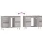 Mueble de baño madera de ingeniería gris Sonoma 80x33x60 cm de vidaXL, Tocadores de baño - Ref: Foro24-831658, Precio: 73,63 ...
