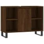 Badezimmerschrank aus braunem Eichenholzwerkstoff, 80 x 33 x 60 cm von vidaXL, Badezimmerwaschtische - Ref: Foro24-831643, Pr...