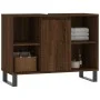 Badezimmerschrank aus braunem Eichenholzwerkstoff, 80 x 33 x 60 cm von vidaXL, Badezimmerwaschtische - Ref: Foro24-831643, Pr...
