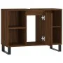 Badezimmerschrank aus braunem Eichenholzwerkstoff, 80 x 33 x 60 cm von vidaXL, Badezimmerwaschtische - Ref: Foro24-831643, Pr...