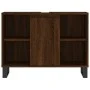 Badezimmerschrank aus braunem Eichenholzwerkstoff, 80 x 33 x 60 cm von vidaXL, Badezimmerwaschtische - Ref: Foro24-831643, Pr...