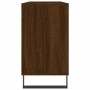 Brown oak engineered wood bathroom cabinet 80x33x60 cm by vidaXL, bathroom vanities - Ref: Foro24-831643, Price: 62,29 €, Dis...