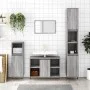 Mueble de baño madera de ingeniería gris Sonoma 80x33x60 cm de vidaXL, Tocadores de baño - Ref: Foro24-831626, Precio: 60,02 ...