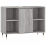 Mueble de baño madera de ingeniería gris Sonoma 80x33x60 cm de vidaXL, Tocadores de baño - Ref: Foro24-831626, Precio: 60,69 €