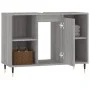 Mueble de baño madera de ingeniería gris Sonoma 80x33x60 cm de vidaXL, Tocadores de baño - Ref: Foro24-831626, Precio: 60,02 ...