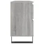 Sonoma gray engineered wood bathroom cabinet 80x33x60 cm by vidaXL, bathroom vanities - Ref: Foro24-831666, Price: 79,16 €, D...