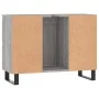 Sonoma gray engineered wood bathroom cabinet 80x33x60 cm by vidaXL, bathroom vanities - Ref: Foro24-831666, Price: 79,16 €, D...