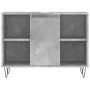 Mueble de baño madera de ingeniería gris hormigón 80x33x60 cm de vidaXL, Tocadores de baño - Ref: Foro24-831632, Precio: 48,7...