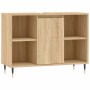 Sonoma oak engineered wood bathroom cabinet 80x33x60 cm by vidaXL, bathroom vanities - Ref: Foro24-831623, Price: 61,11 €, Di...