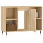 Mueble de baño madera de ingeniería roble Sonoma 80x33x60 cm de vidaXL, Tocadores de baño - Ref: Foro24-831623, Precio: 60,35...
