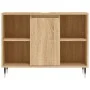 Mueble de baño madera de ingeniería roble Sonoma 80x33x60 cm de vidaXL, Tocadores de baño - Ref: Foro24-831623, Precio: 60,35...