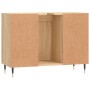 Sonoma oak engineered wood bathroom cabinet 80x33x60 cm by vidaXL, bathroom vanities - Ref: Foro24-831623, Price: 61,11 €, Di...