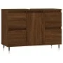 Badezimmerschrank aus braunem Eichenholzwerkstoff, 80 x 33 x 60 cm von vidaXL, Badezimmerwaschtische - Ref: Foro24-831651, Pr...