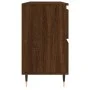 Badezimmerschrank aus braunem Eichenholzwerkstoff, 80 x 33 x 60 cm von vidaXL, Badezimmerwaschtische - Ref: Foro24-831651, Pr...
