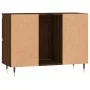 Badezimmerschrank aus braunem Eichenholzwerkstoff, 80 x 33 x 60 cm von vidaXL, Badezimmerwaschtische - Ref: Foro24-831651, Pr...