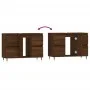 Badezimmerschrank aus braunem Eichenholzwerkstoff, 80 x 33 x 60 cm von vidaXL, Badezimmerwaschtische - Ref: Foro24-831651, Pr...