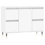 Engineered wood bathroom cabinet in white, 80x33x60 cm by vidaXL, bathroom vanities - Ref: Foro24-831644, Price: 80,13 €, Dis...