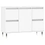 Mueble de baño madera de ingeniería blanco 80x33x60 cm de vidaXL, Tocadores de baño - Ref: Foro24-831644, Precio: 79,19 €, De...