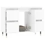 Mueble de baño madera de ingeniería blanco 80x33x60 cm de vidaXL, Tocadores de baño - Ref: Foro24-831644, Precio: 79,19 €, De...