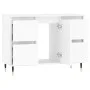 Mueble de baño madera de ingeniería blanco 80x33x60 cm de vidaXL, Tocadores de baño - Ref: Foro24-831644, Precio: 79,19 €, De...