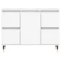 Mueble de baño madera de ingeniería blanco 80x33x60 cm de vidaXL, Tocadores de baño - Ref: Foro24-831644, Precio: 79,19 €, De...