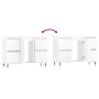 Engineered wood bathroom cabinet in white, 80x33x60 cm by vidaXL, bathroom vanities - Ref: Foro24-831644, Price: 80,13 €, Dis...