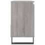 Armario de baño madera contrachapada gris Sonoma 65x33x60 cm de vidaXL, Tocadores de baño - Ref: Foro24-831618, Precio: 84,74 €