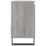 Armario de baño madera contrachapada gris Sonoma 65x33x60 cm de vidaXL, Tocadores de baño - Ref: Foro24-831618, Precio: 80,30...