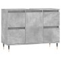 Concrete gray engineered wood bathroom cabinet 80x33x60 cm by vidaXL, bathroom vanities - Ref: Foro24-831648, Price: 78,31 €,...