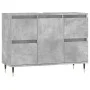 Mueble de baño madera de ingeniería gris hormigón 80x33x60 cm de vidaXL, Tocadores de baño - Ref: Foro24-831648, Precio: 77,0...