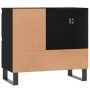 Armario de baño madera contrachapada negro 65x33x60 cm de vidaXL, Tocadores de baño - Ref: Foro24-831613, Precio: 87,16 €, De...