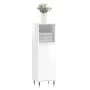 Glossy white plywood bathroom cabinet 30x30x100 cm by vidaXL, bathroom vanities - Ref: Foro24-831550, Price: 50,42 €, Discoun...