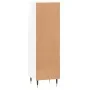 Armario de baño madera contrachapada blanco brillo 30x30x100 cm de vidaXL, Tocadores de baño - Ref: Foro24-831550, Precio: 49...