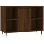 Mueble de baño madera de ingeniería roble marrón 80x33x60 cm de vidaXL, Tocadores de baño - Ref: Foro24-831627, Precio: 59,94...