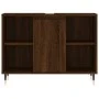 Mueble de baño madera de ingeniería roble marrón 80x33x60 cm de vidaXL, Tocadores de baño - Ref: Foro24-831627, Precio: 59,94...
