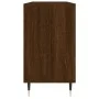 Mueble de baño madera de ingeniería roble marrón 80x33x60 cm de vidaXL, Tocadores de baño - Ref: Foro24-831627, Precio: 59,94...