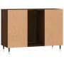 Mueble de baño madera de ingeniería roble marrón 80x33x60 cm de vidaXL, Tocadores de baño - Ref: Foro24-831627, Precio: 59,94...