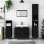 Mueble de baño madera de ingeniería negro 80x33x60 cm de vidaXL, Tocadores de baño - Ref: Foro24-831653, Precio: 77,85 €, Des...