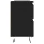 Black engineered wood bathroom cabinet 80x33x60 cm by vidaXL, bathroom vanities - Ref: Foro24-831653, Price: 76,88 €, Discoun...