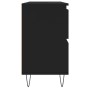 Mueble de baño madera de ingeniería negro 80x33x60 cm de vidaXL, Tocadores de baño - Ref: Foro24-831653, Precio: 77,86 €