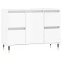Badmöbel Holzwerkstoff weiß glänzend 80x33x60 cm von vidaXL, Badezimmerwaschtische - Ref: Foro24-831646, Preis: 85,85 €, Raba...